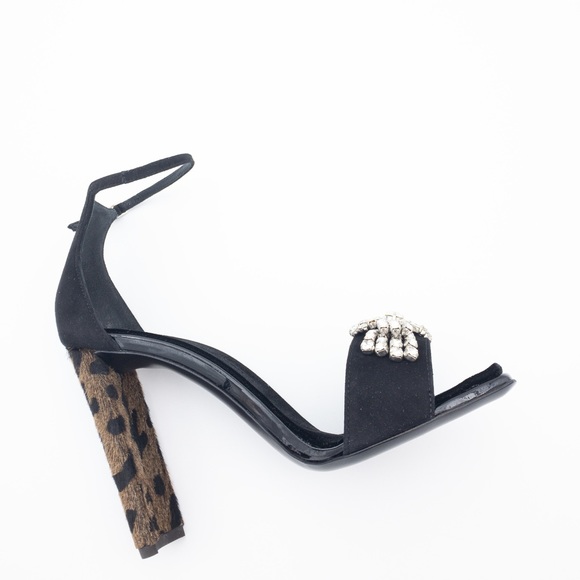 Authentic Giuseppe zanotti I70086 cam Nero sandals - Picture 4 of 16